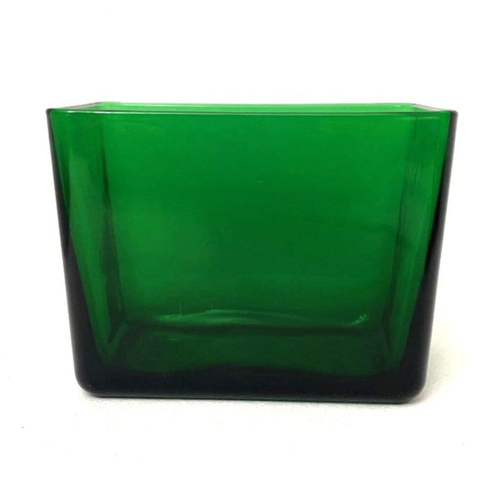 Vtg Napco Dark Green‎ Glass Planter Vase #1164 Made in USA Retro 70s